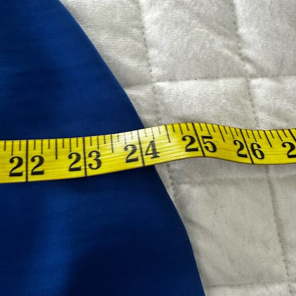 REBECCA TAYLOR Womens Dress 10 Blue Fit Flare Party Mini Cocktail Party - Picture 10 of 11